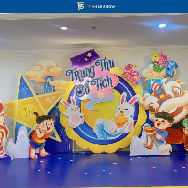 Backdrop Trung Thu lung linh rực rỡ