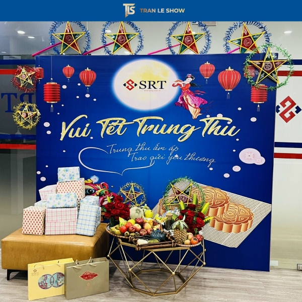 Mẫu backdrop Trung Thu truyền thống đẹp