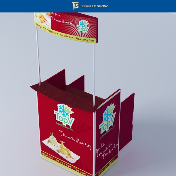 booth sampling sản phẩm