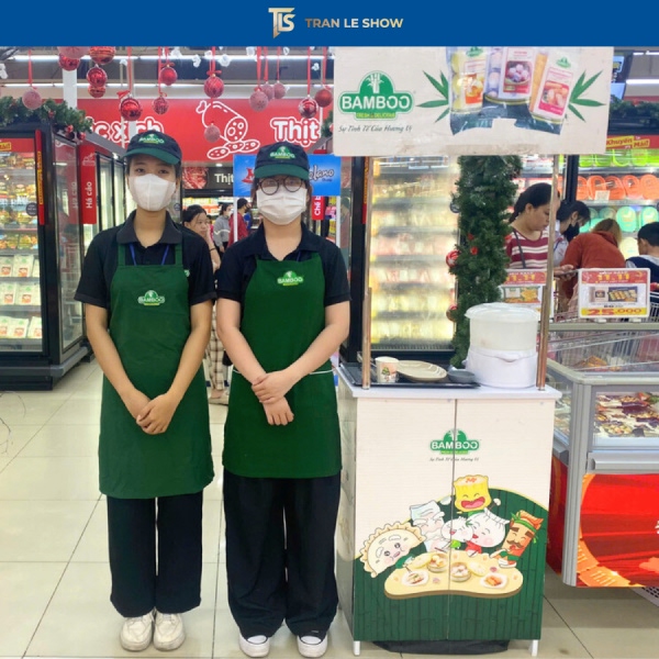 booth sampling sản phẩm