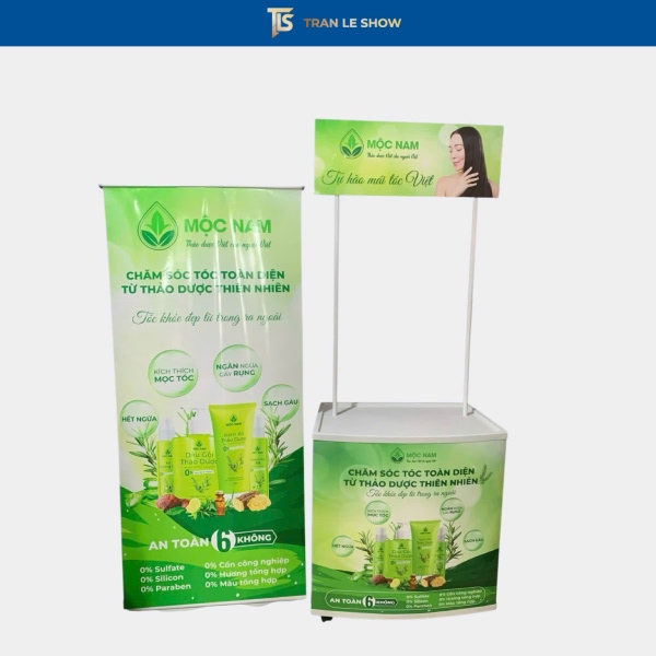 booth sampling sản phẩm