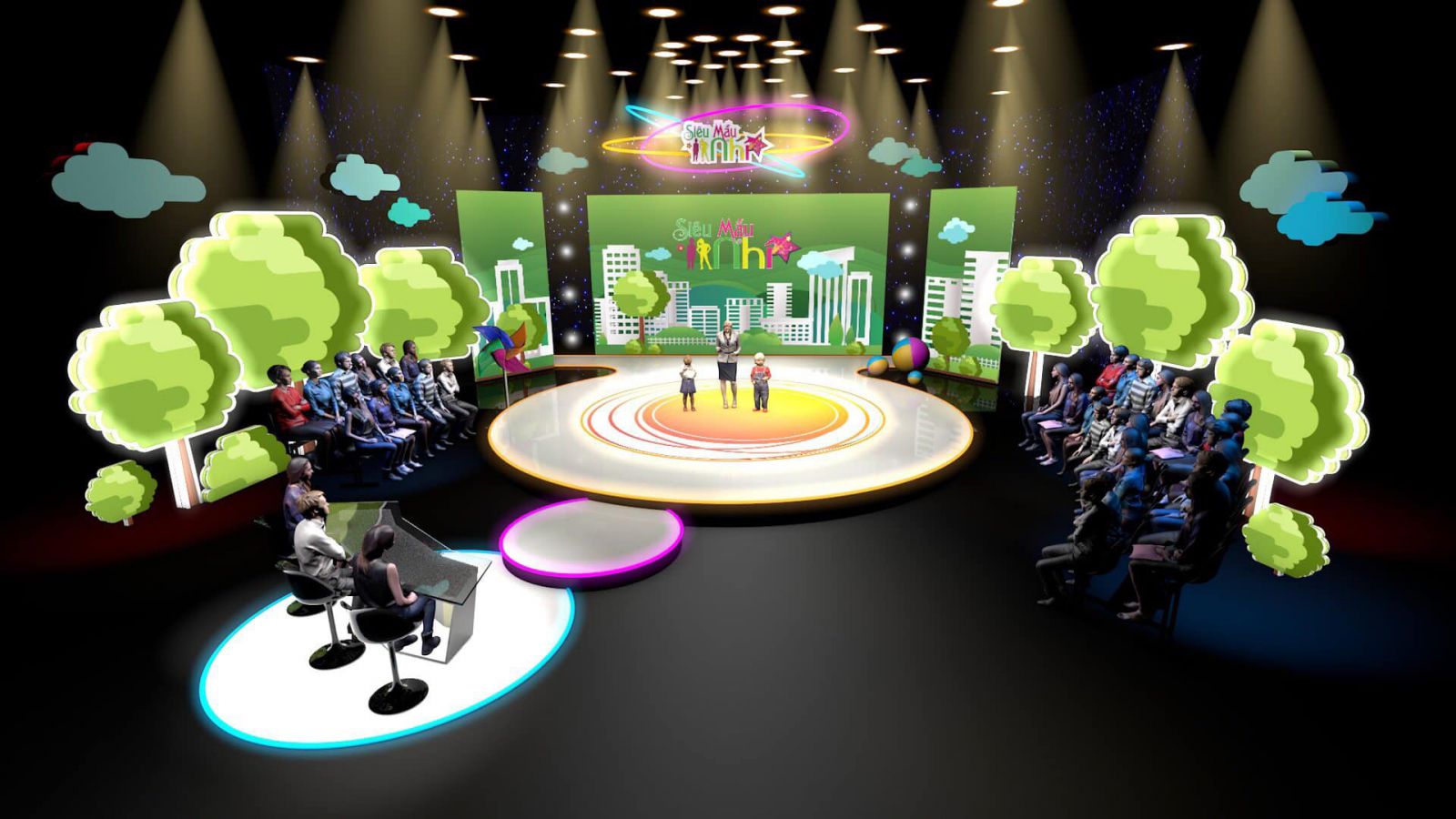 Hệ thống ánh sáng sân khấu tác dụng của các loại đèn sân khấu  Á Châu  Event