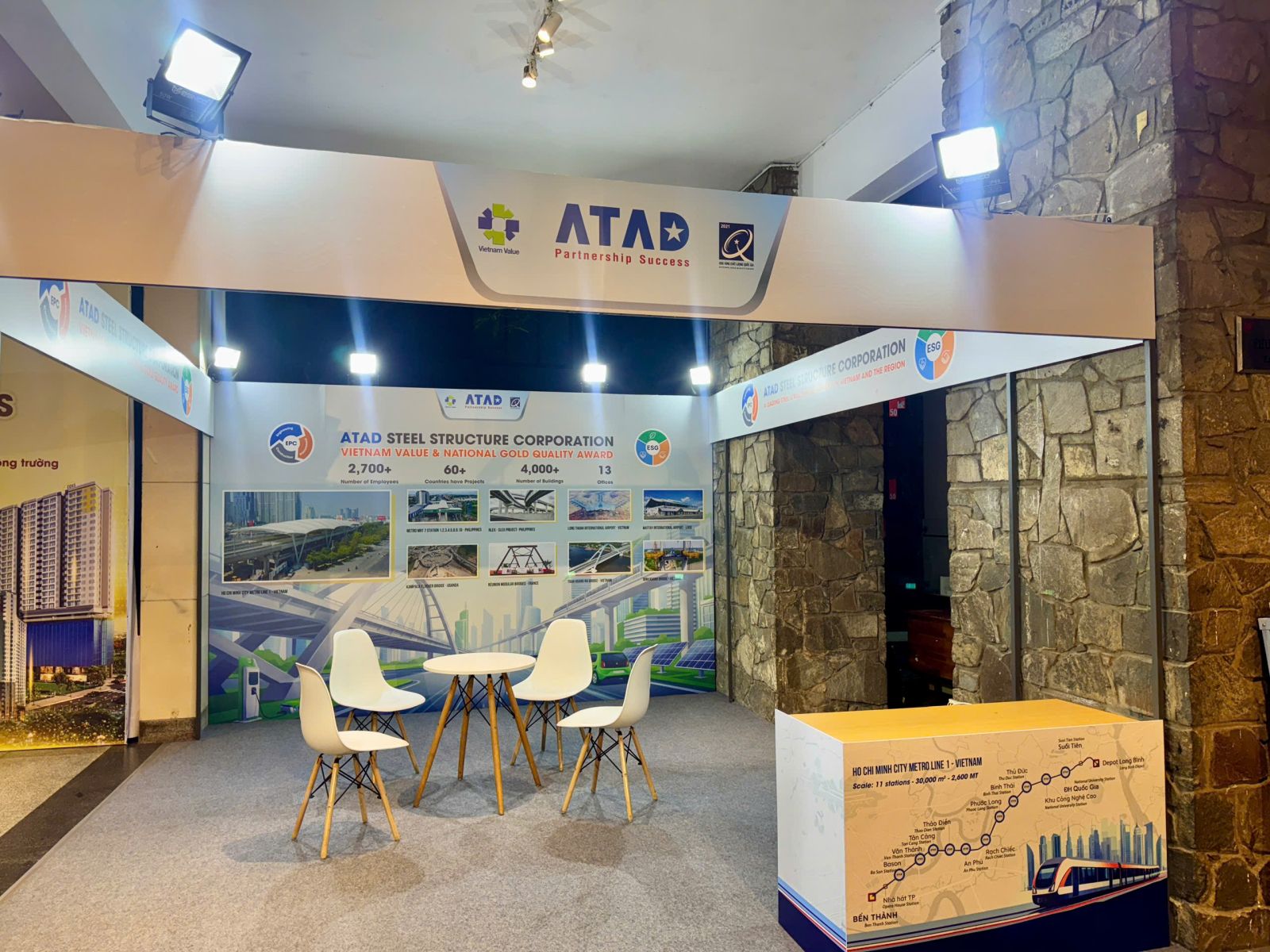 thi công booth triển lãm