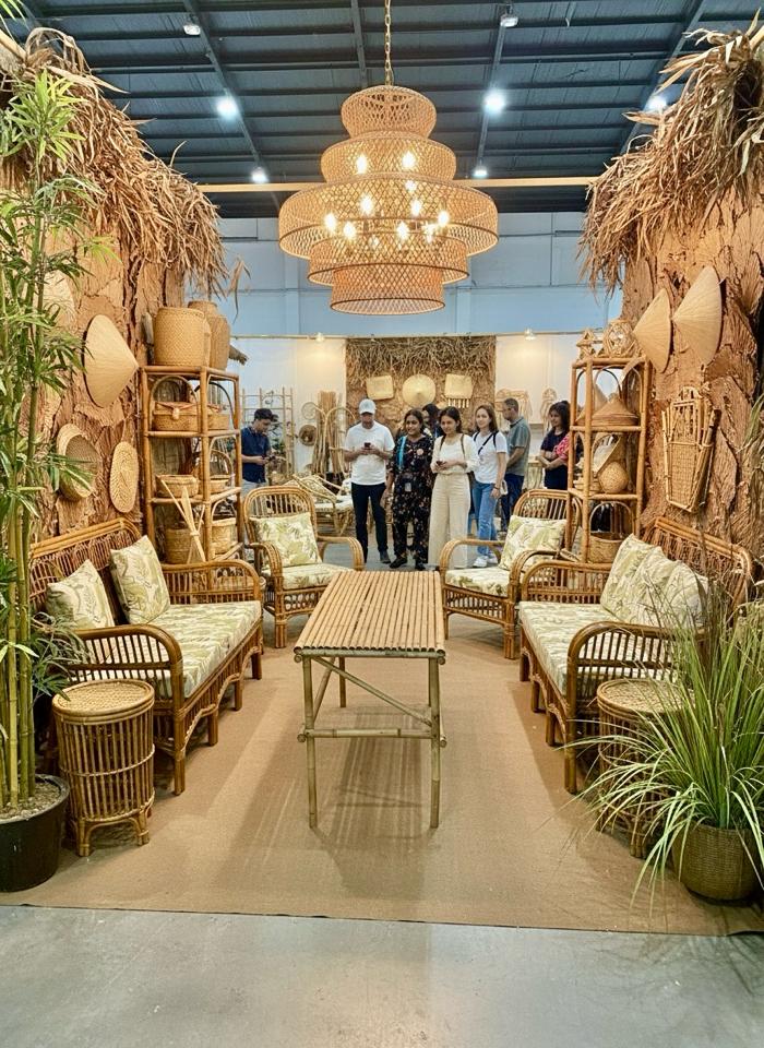 decor tre nứa sự kiện