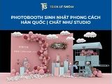 Photobooth sinh nhật phong cách Hàn Quốc | Chất như studio