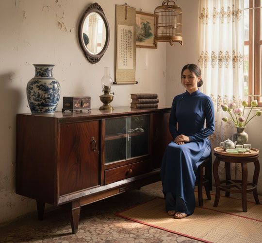 CHO THUÊ TỦ GỖ BÚP PHÊ XƯA