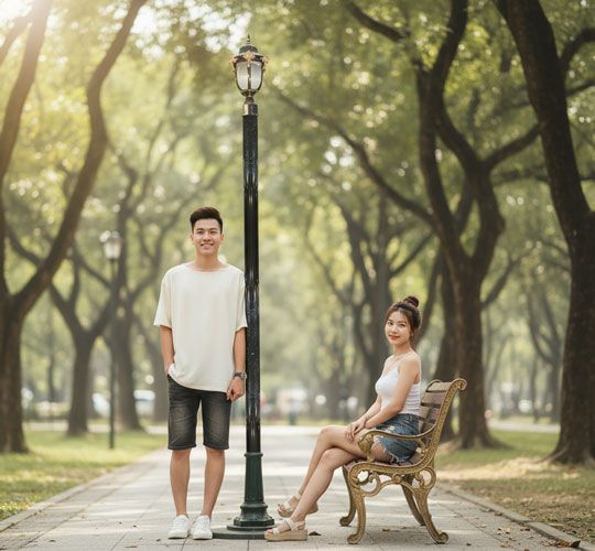 CHO THUÊ ĐÈN CÔNG VIÊN