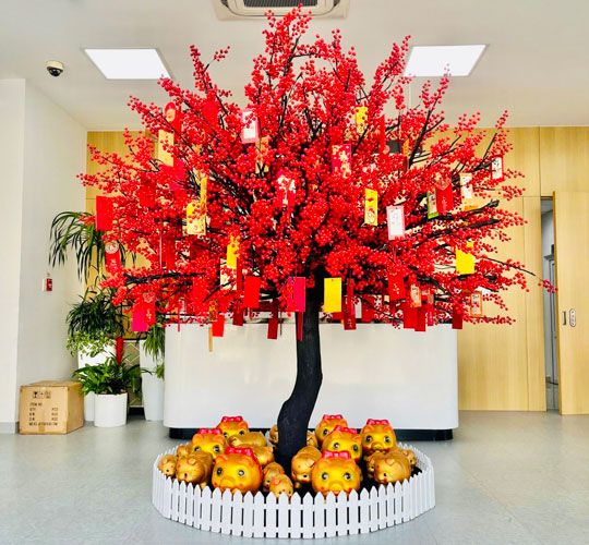 Cho Thuê Cây Đào Đông Đỏ