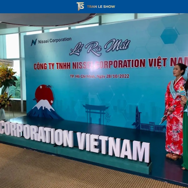 Thi công Backdrop khai tài khoản theo yêu cầu tín hiệu