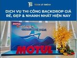 Dịch vụ thi công Backdrop giá rẻ, đẹp & nhanh nhất hiện nay